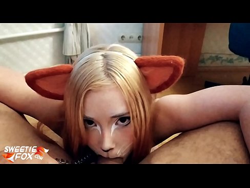 ❤️ Kitsune κατάποση κόκορας και σπέρμα στο στόμα της ❤ Ανώμαλο πορνό